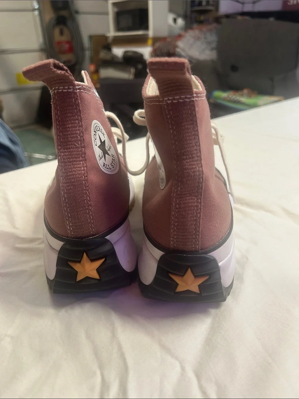Converse High Top Platform Sneakers - Rosewood Pink - Picture 5 of 5